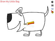 Флеш игра онлайн Нарисуйте Собачку / Draw My Little Dog